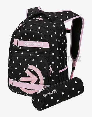 Meatfly Batoh EXILE BLACK DOTS 24L