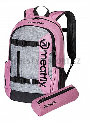 Meatfly Batoh BASEJUMPER DUSTY ROSE/GREY 22L