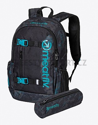 Meatfly Batoh BASEJUMPER PETROL MOSSY/BLACK 22L