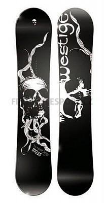 Snowboard Westige Moss Black Wide