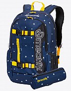 Meatfly Batoh BASEJUMPER BIRDS DARK NAVY 22L