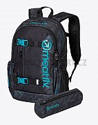 Meatfly Batoh BASEJUMPER PETROL MOSSY/BLACK 22L