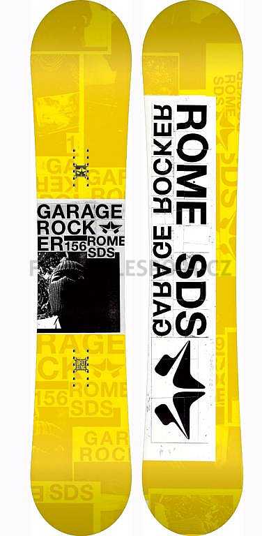 Snowboard Rome Garage Rocker 10/11 Yellow | Snowboard, skate a in